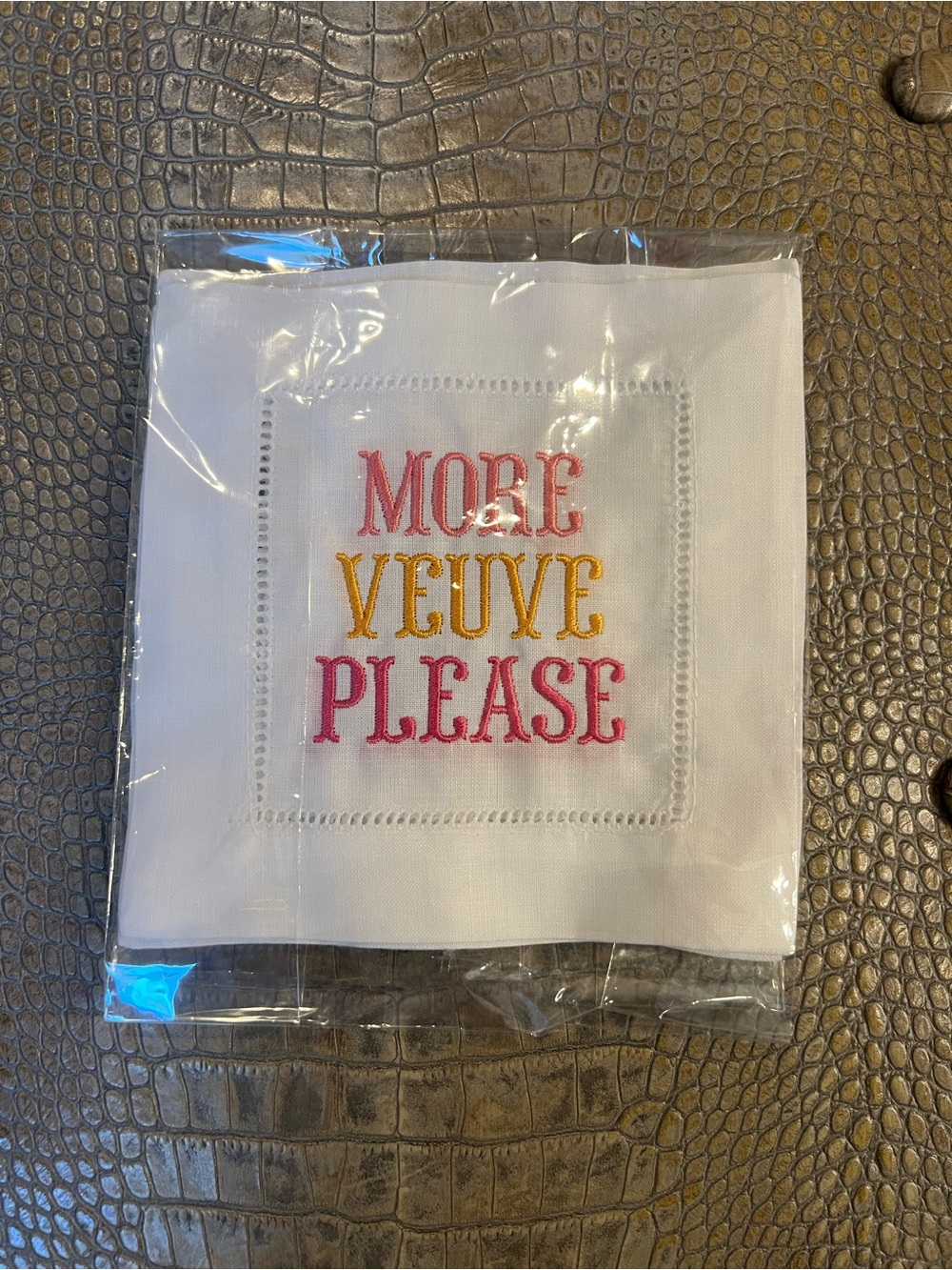 Embroidered Cocktail Napkins